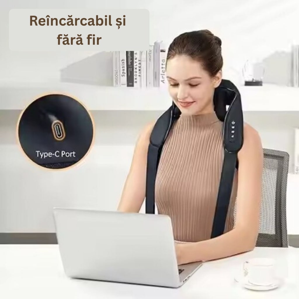 Aparat de masaj cervical