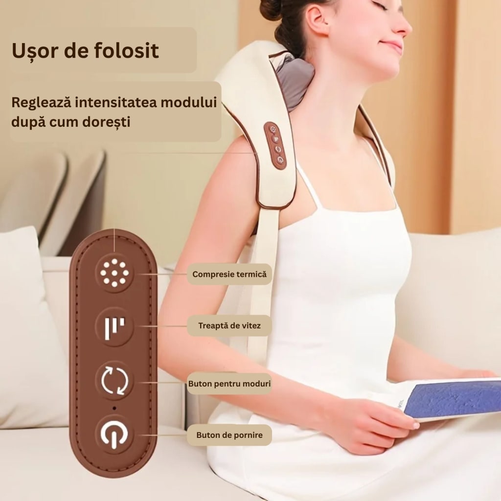 Aparat de masaj cervical